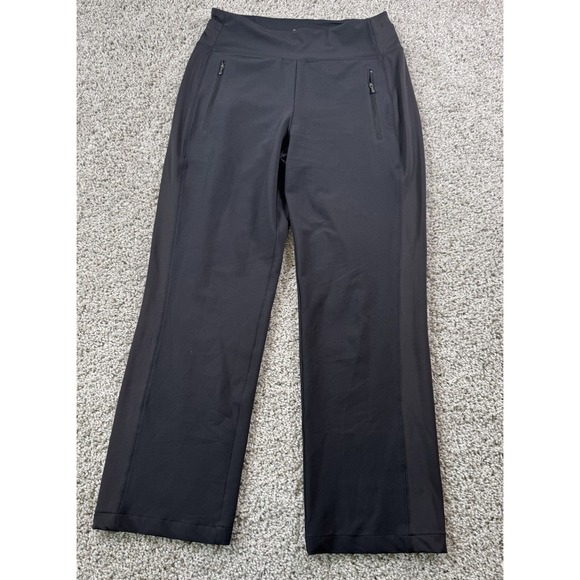 Athleta Fairway Golf Pant Women's Pull On Performance Black Athletic Stretch 4 - Picture 1 of 7